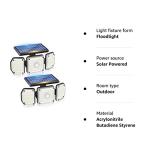 Solar Motion Sensor Security Lights for Outdoors