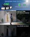 70 LED Solar Motion Sensor Garden Light