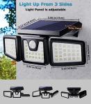 70 LED Solar Motion Sensor Garden Light