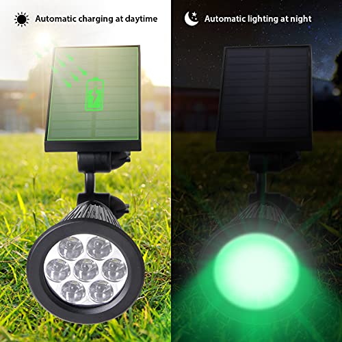 Multicolor Solar Spotlight: 2 Pack
