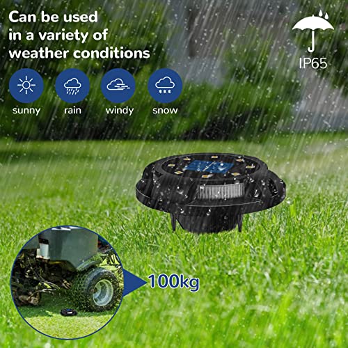 Color-Changing Solar Garden Spotlights - 4 Pack