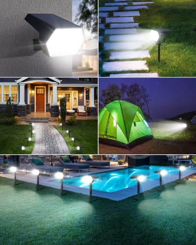 108 LED Solar Spotlights for Outdoor Gardens