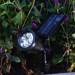 Color Changing Solar Garden Spotlight - Waterproof
