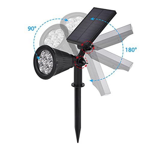 Multicolor Solar Spotlight: 2 Pack