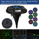 12 LED Solar Garden Lights – Color Changing Set