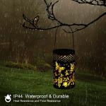 Lightess Waterproof Solar Butterfly Garden Lantern