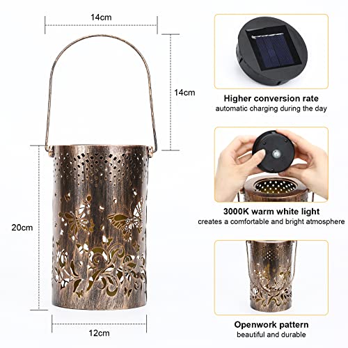 Waterproof Solar Butterfly Lanterns for Outdoor Garden