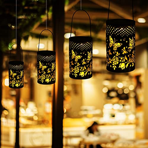 Waterproof Solar Butterfly Lanterns for Outdoor Garden