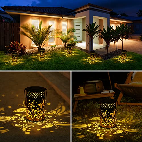 Waterproof Solar Butterfly Lanterns for Outdoor Garden