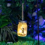 2 Pack Solar Fairy Lantern Jar Lights