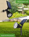 FALOVE 2-in-1 Solar Landscape Spotlights (4 Pack)