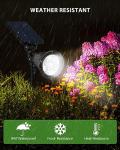 FALOVE 2-in-1 Solar Landscape Spotlights (4 Pack)