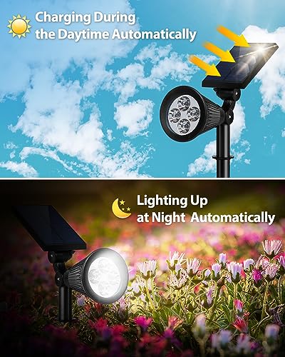 FALOVE Solar Landscape Lights - 4 Pack
