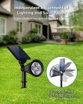 FALOVE 2-in-1 Solar Landscape Spotlights (4 Pack)
