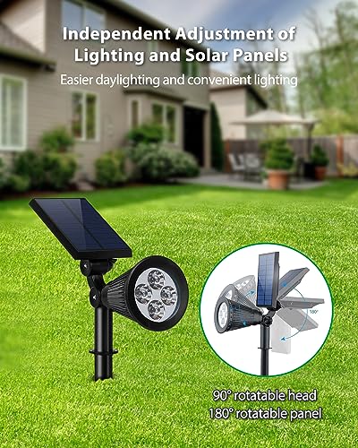 FALOVE Solar Landscape Lights - 4 Pack