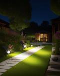 FALOVE 2-in-1 Solar Landscape Spotlights (4 Pack)