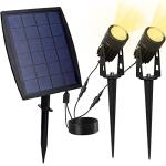 2 Pack Solar Spot Lights with Adjustable Angle