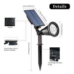 Adjustable Solar LED Garden Lights – 2-in-1 Design