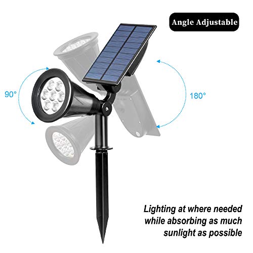 Bright Solar Spotlight: Outdoor Security Lighting