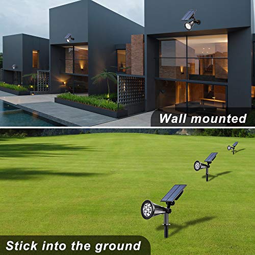 Bright Solar Spotlight: Outdoor Security Lighting