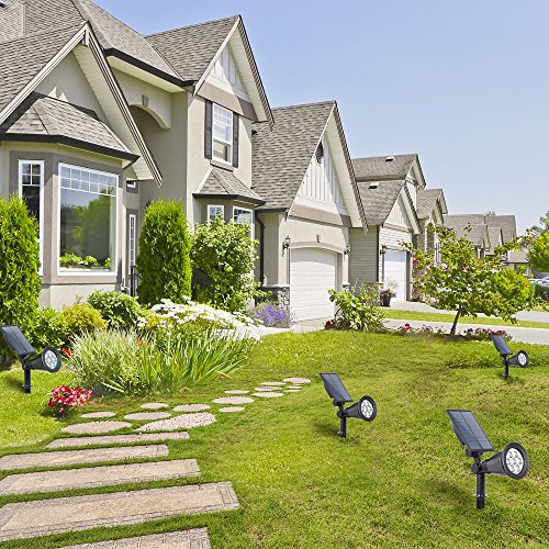 Bright Solar Spotlight: Outdoor Security Lighting