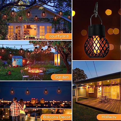 Waterproof Hanging Solar Lanterns for Outdoor Decor