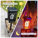 YumCute 2 Pack Solar Flickering Flame Garden Lights