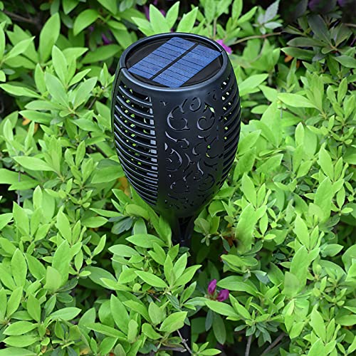 Outdoor Solar Garden Torch Lights - 4 Pack