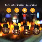 8 Pack Waterproof Hanging Solar Lanterns for Garden