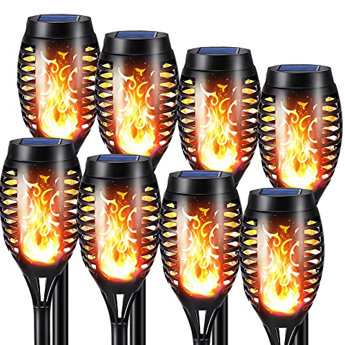 Solar Dancing Flame Lights 8 Pack - NEXVIN Outdoor Decor