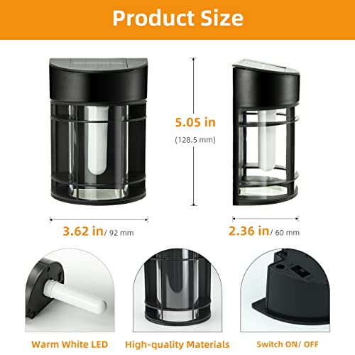 Solar Flame Lights - 4 Pack Outdoor Garden