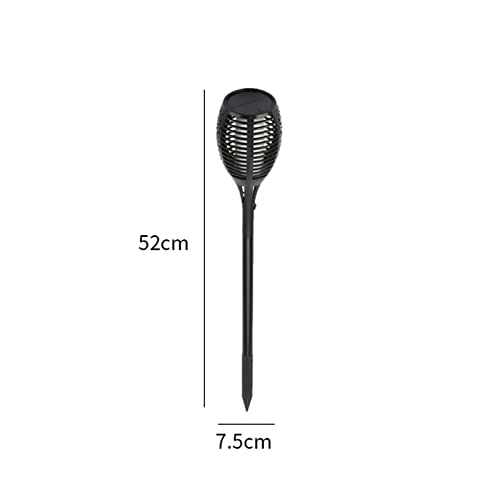 Outdoor Solar Garden Torch Lights - 4 Pack