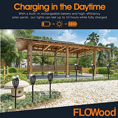Flowood Solar Torch Lights - 6 Pack, 53cm Tall