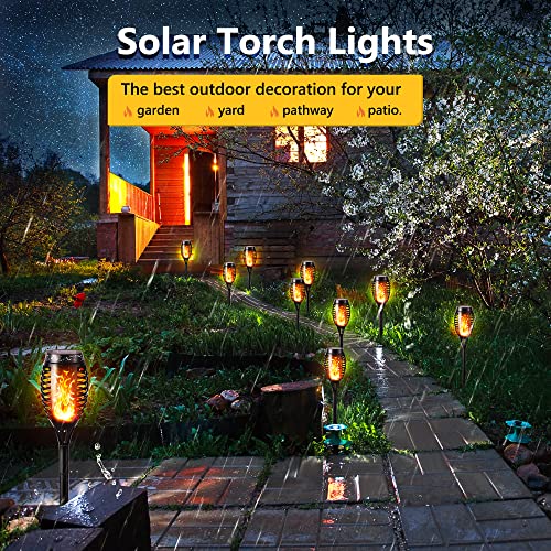 Solar Dancing Flame Lights 8 Pack - NEXVIN Outdoor Decor