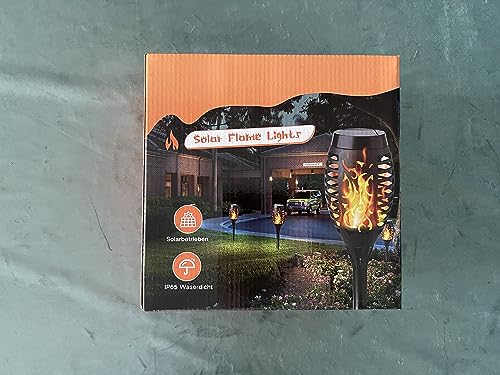 Solar Dancing Flame Lights 8 Pack - NEXVIN Outdoor Decor