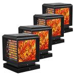 Maxxtek Solar LED Flickering Garden Lights (4 Pack)