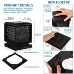 Maxxtek Solar LED Flickering Garden Lights (4 Pack)