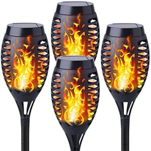Yohencin Solar Garden Torches with Flickering Flame