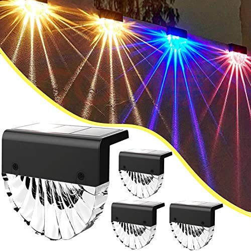 Solar Pathway and Fence Lights - 4 Pack