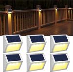 Warm White Solar Garden Lights - 6 Pack