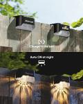 JACKYLED Solar Outdoor Step Lights - 16 Pack