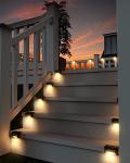 JACKYLED Solar Outdoor Step Lights - 16 Pack
