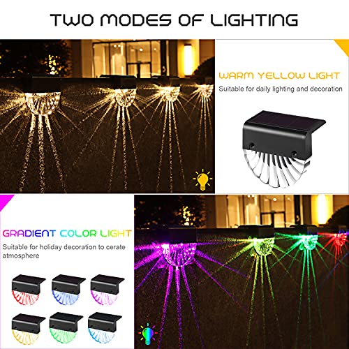 Solar Pathway and Fence Lights - 4 Pack