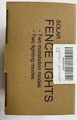 Solar Pathway and Fence Lights - 4 Pack