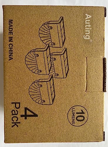 Solar Pathway and Fence Lights - 4 Pack