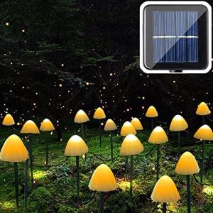 20 LED Solar Mushroom Lights with 8 Modes
