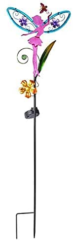 Metallic Paint Fairy Wing Solar Garden Lights