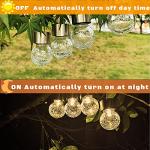 Stylish Waterproof Solar Hanging Garden Lights - 4 Pack