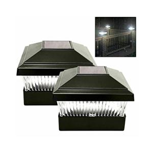 Solar LED Fence Lights - Waterproof Outdoor Set