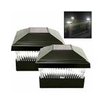 Solar LED Fence Lights - Waterproof Outdoor Set
